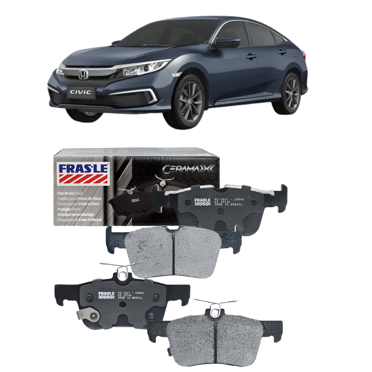 PD1527 CMAXX  PAST FREIO CIVIC 16V