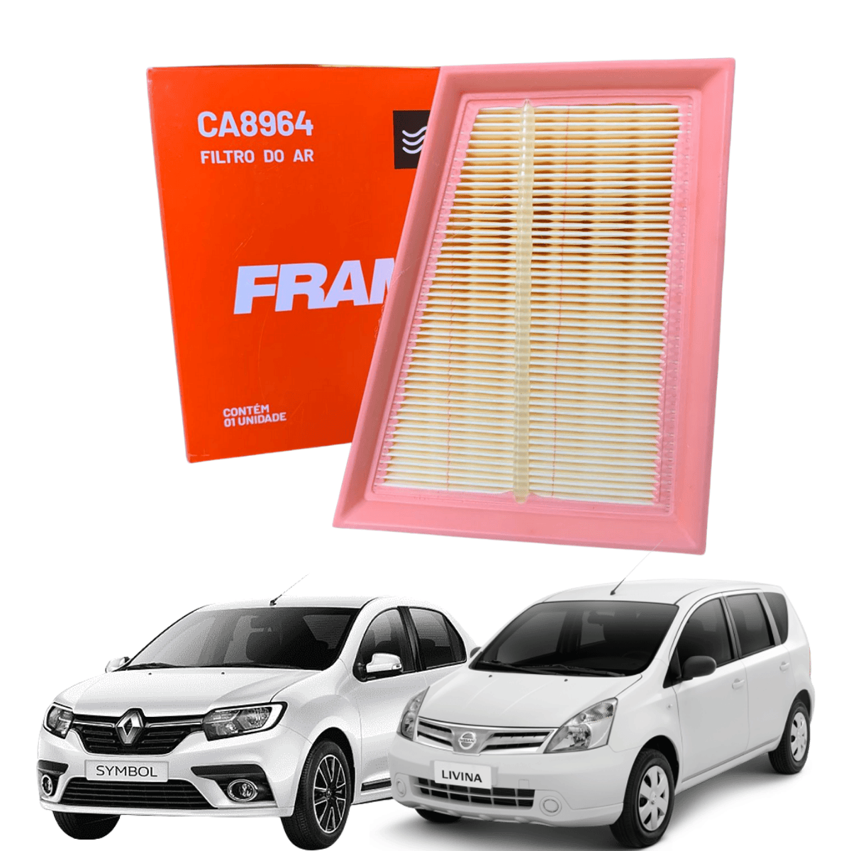 CA8964 FILT AR LIVINA;CAPTUR,CLIO,LOGAN