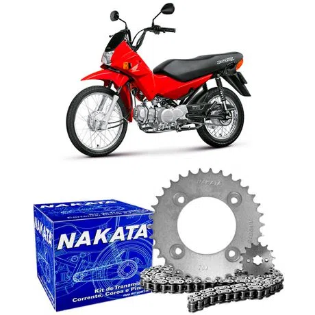 Kit Transmissão Honda Pop 100 - TM10155 Nakata