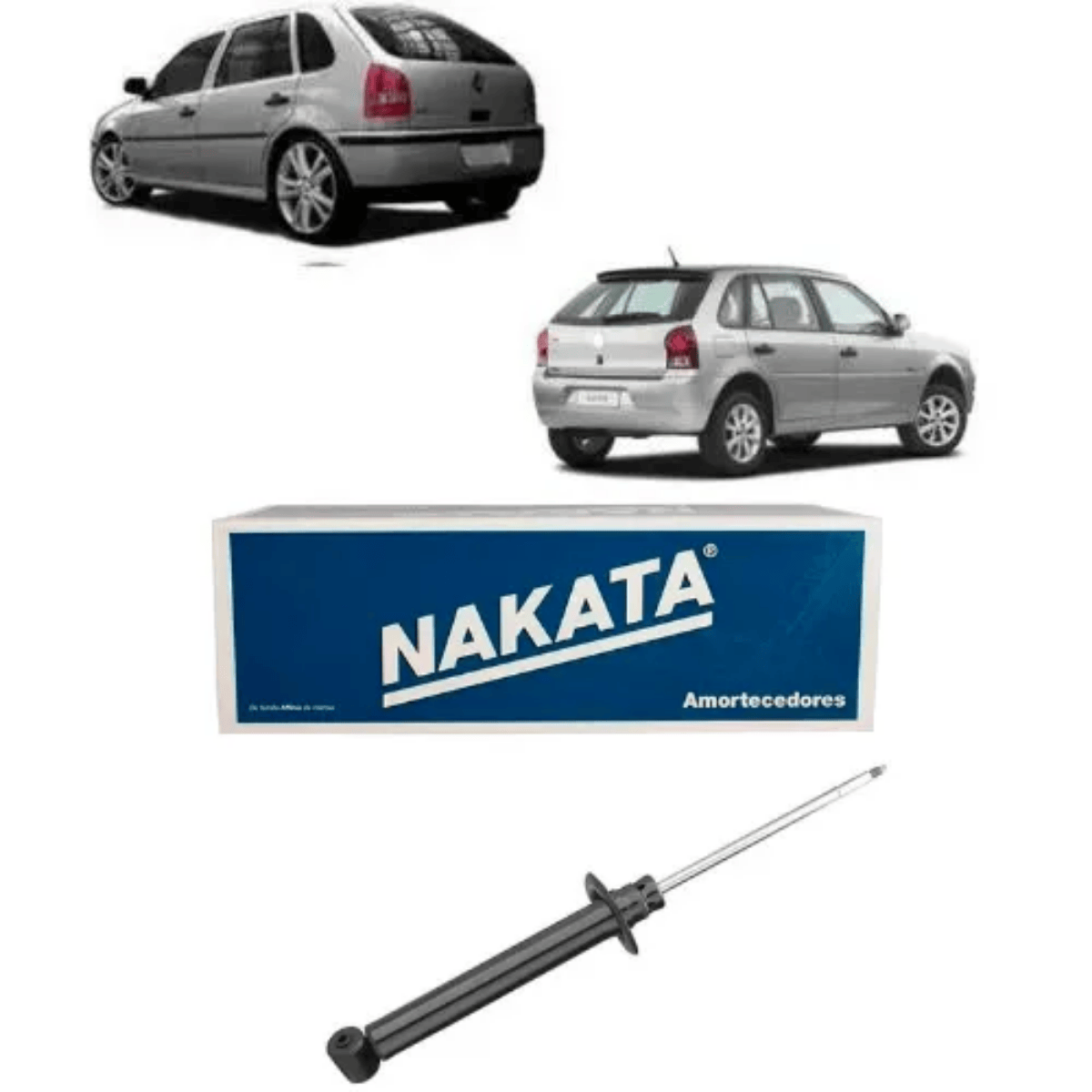 Amortecedor Traseiro Gol G2 Furgão 95 a 97 Dir/Esq - AC30726 Nakata