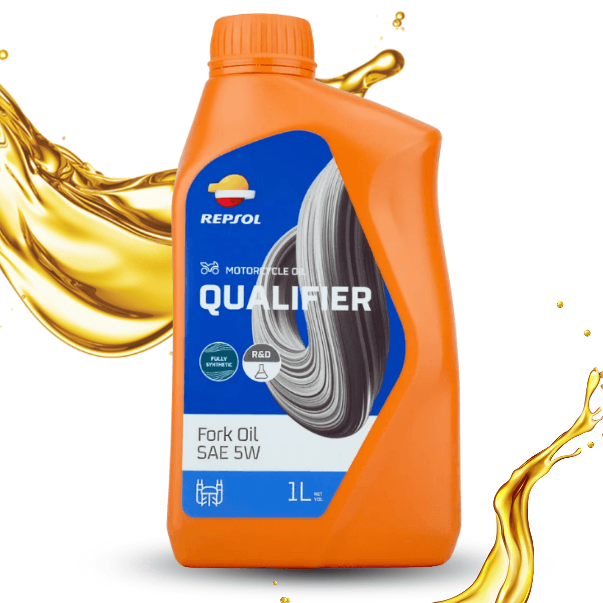 Oleo de Suspensão Qualifier Fork Oil SAE 5W 1L Repsol