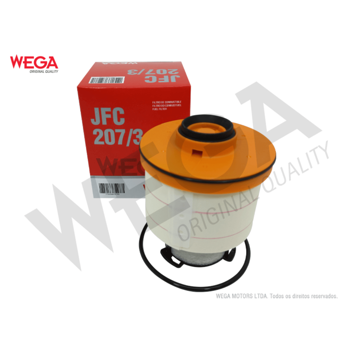 Filtro de Combustivel Toyota Hilux 2.8 16V - JFC207/2 Wega