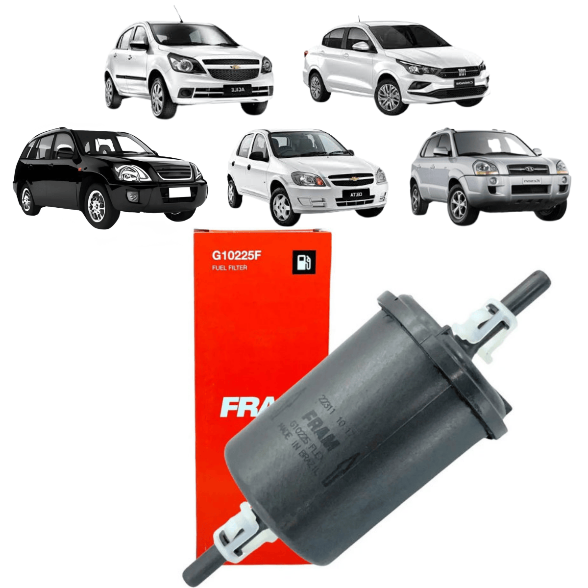 G10225F FILT COM FIAT, FORS, HONDA