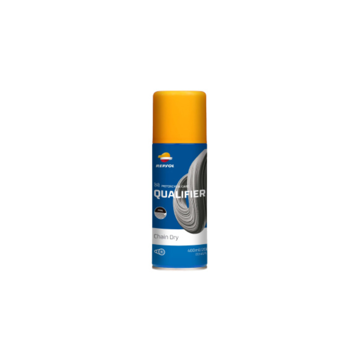 Spray Lubrificante de Corrente  Qualifier Chain Dry - Spray 400ml Repsol