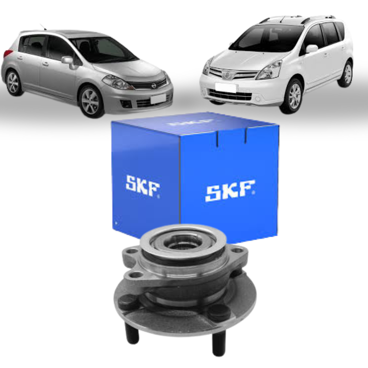 Cubo Roda Traseira Tiida Livina 1.8 08/15 SKF VKBC43040
