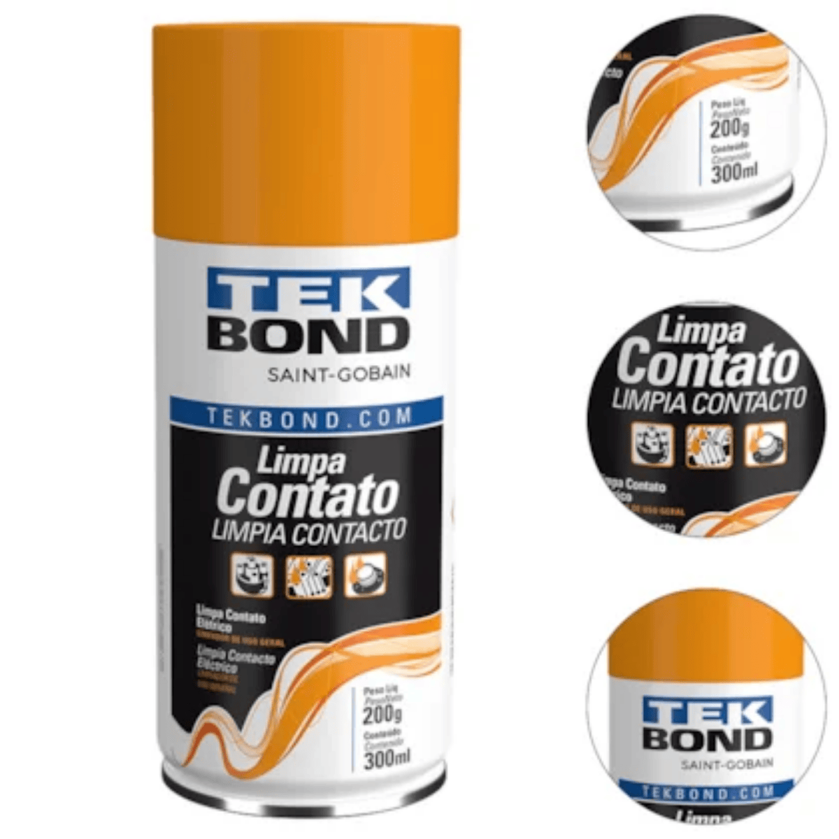 Limpa Contato 300ml Tekspray - Tekbond