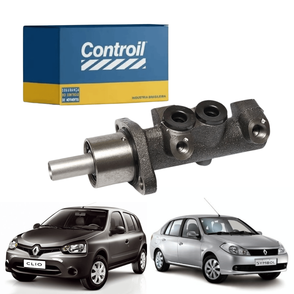 Cilindro Mestre Duplo Renault Clio - C2096 Controil