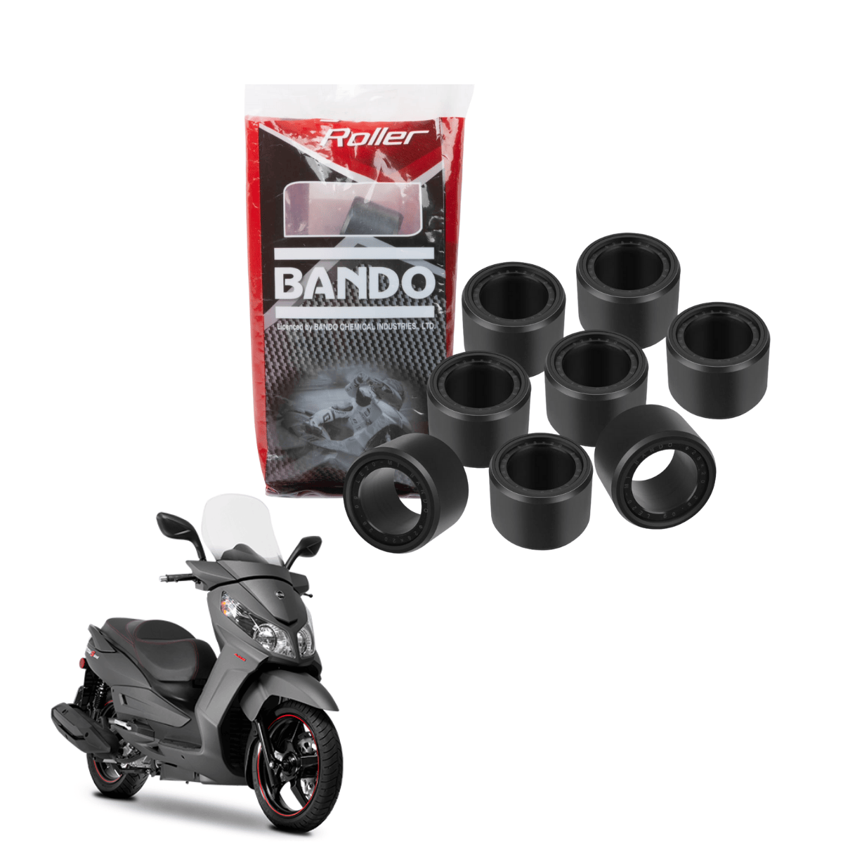 Roletes Bando da CITYCOM DAFRA - Scooter