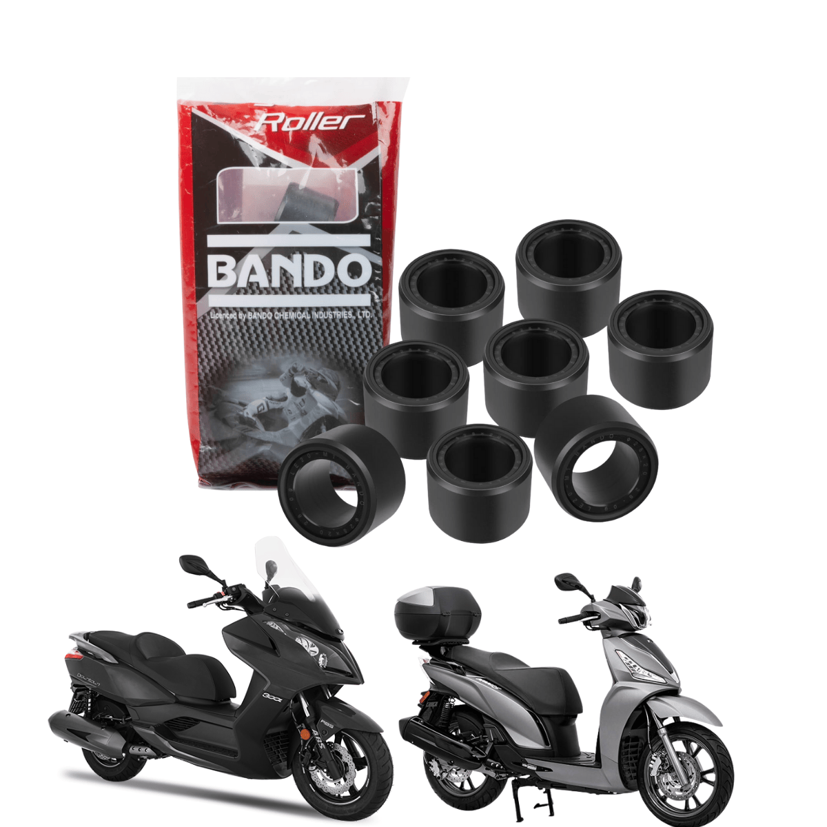 Roletes Bando para  DOWNTOWN 300i e PEOPLE S 300 KYMCO