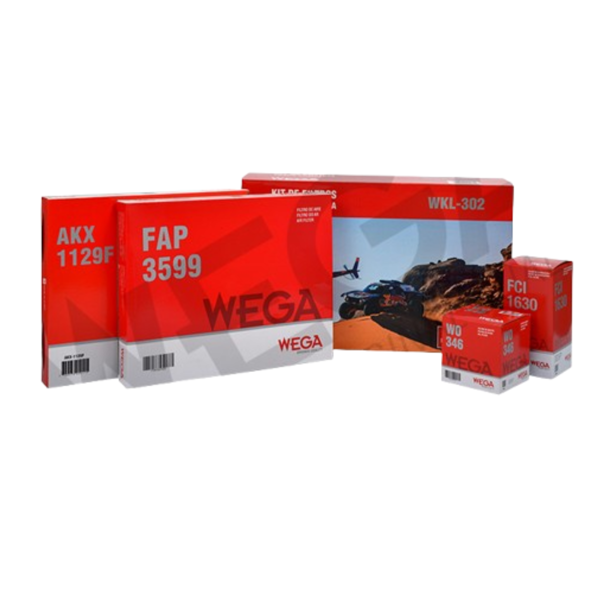 Kit Filtros Troca Completa Nivus Polo T-cross Virtus - WKL302 Wega