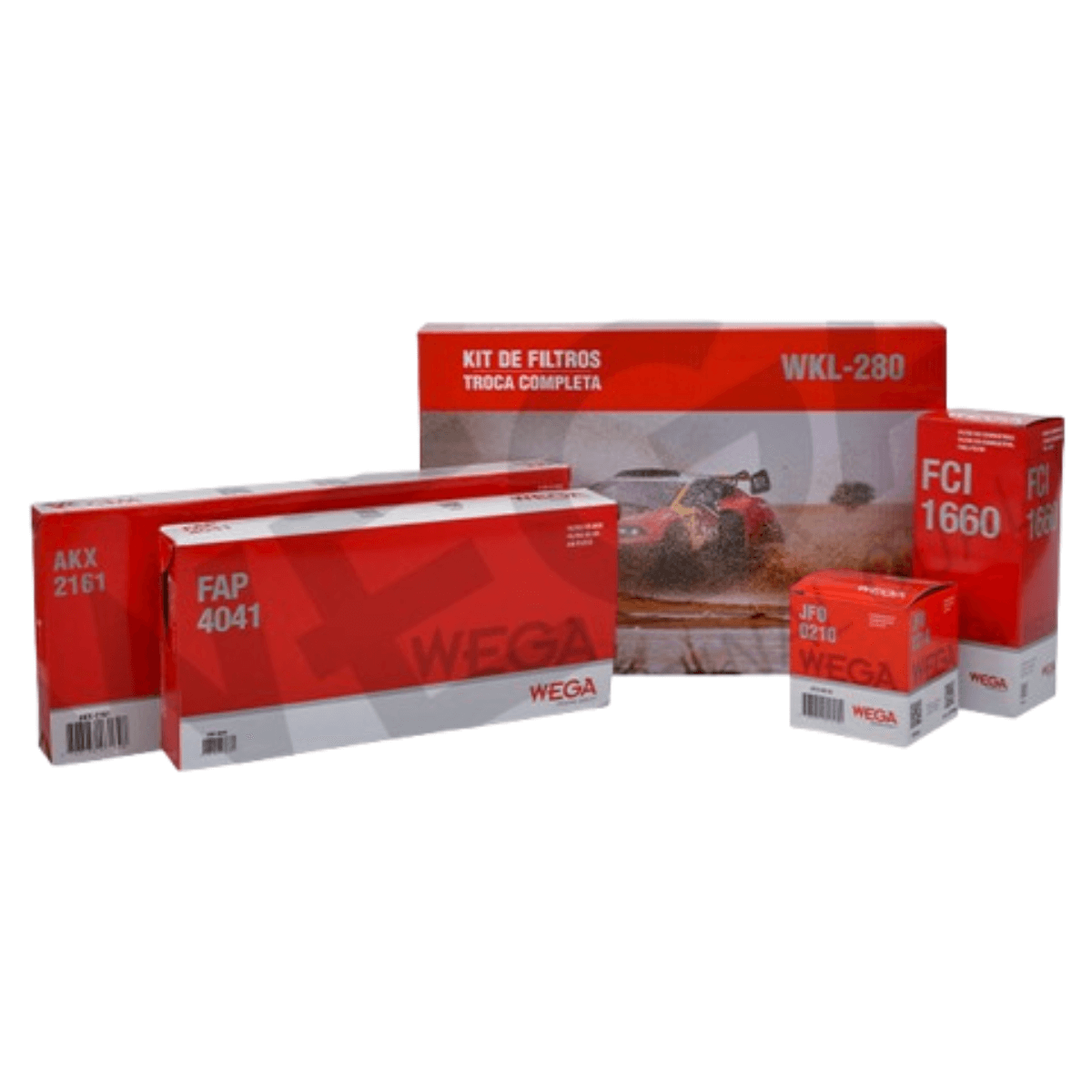 Kit de Filtros Troca Completa Etios  - WKL280  Wega