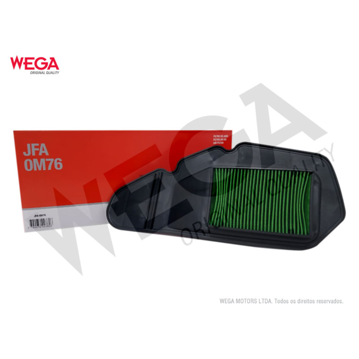 JFA0M76  FILTRO AR HONDA PCX 150 (DLX)