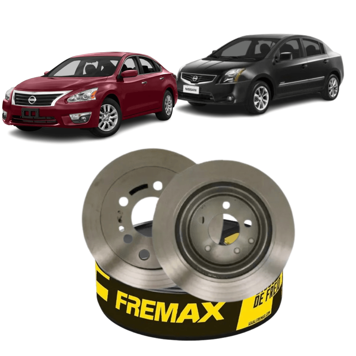 Par Disco Freio Traseiro Sentra Altima Fremax BD2931
