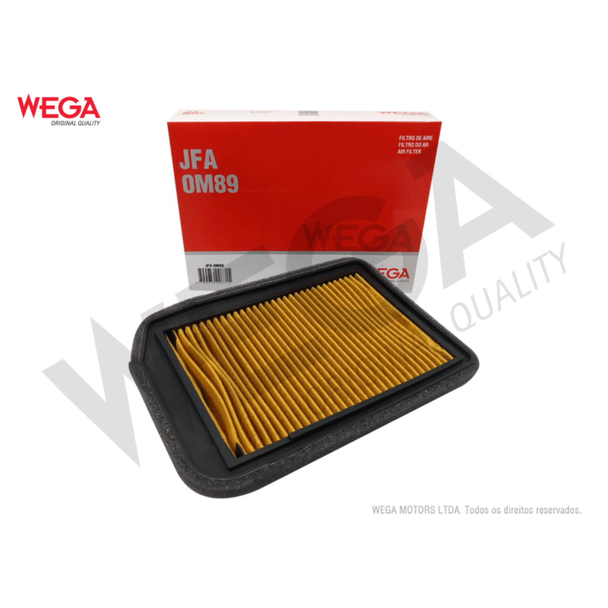 JFA0M89 FILTRO AR YAMAHA FAZER/XTZ 150