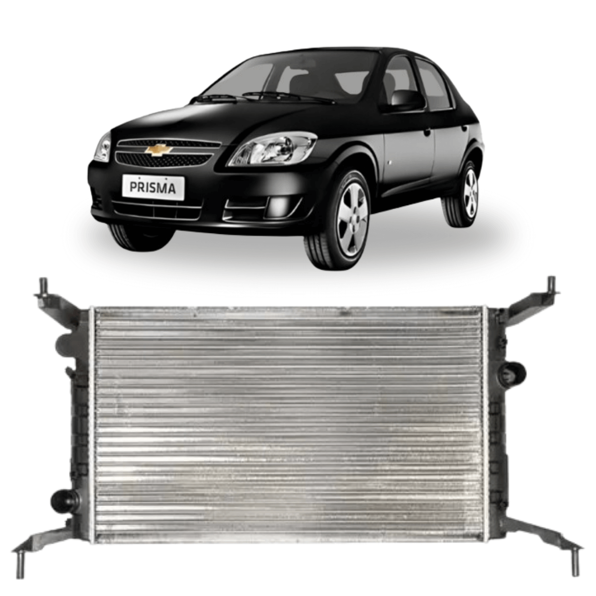 Radiador Prisma Celta 1.0 1.4 8V Flex 06 a 12 C/Ar - IRB 48206