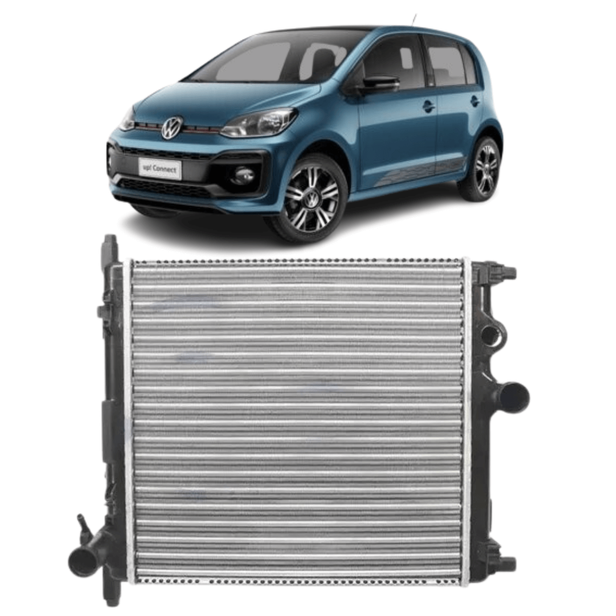 Radiador Volkswagen Up 1.0 Manual 2014 até 2021 - IR48135 IRB