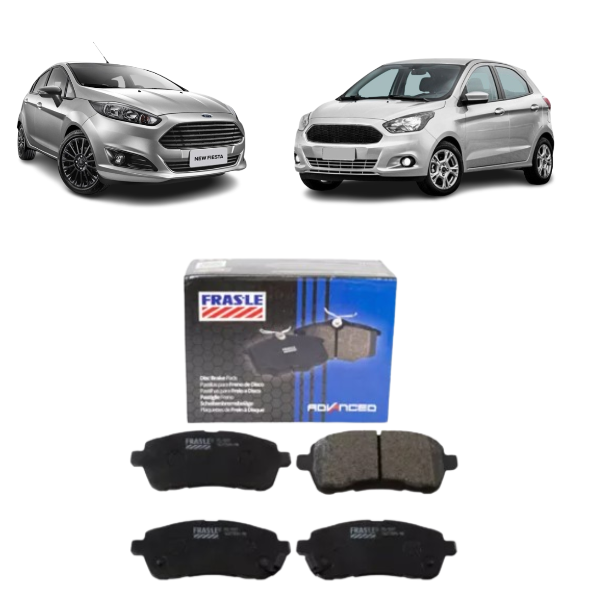 PD1097 PAST FREIO DIANT FORD FIESTA 1.5 