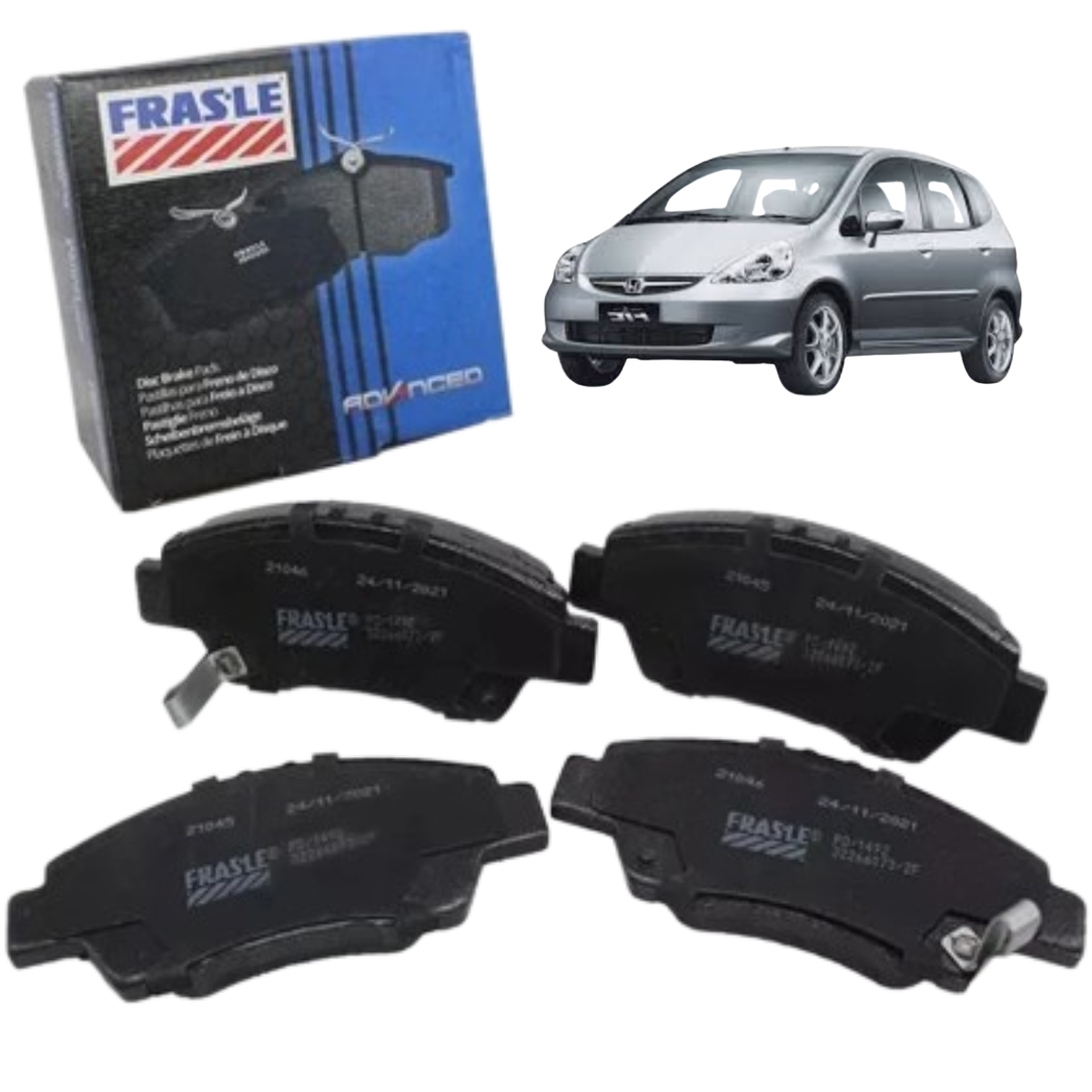 PD1492 PAST FREIO DIANT FIT 1.5 16V 08