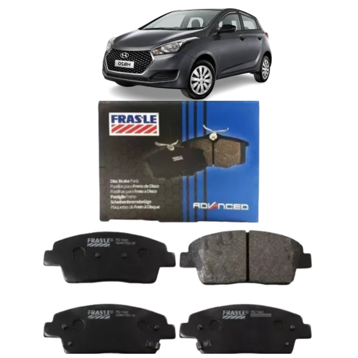 PD1441 PAST FREIO DIANT HB20 X 1.0 12V