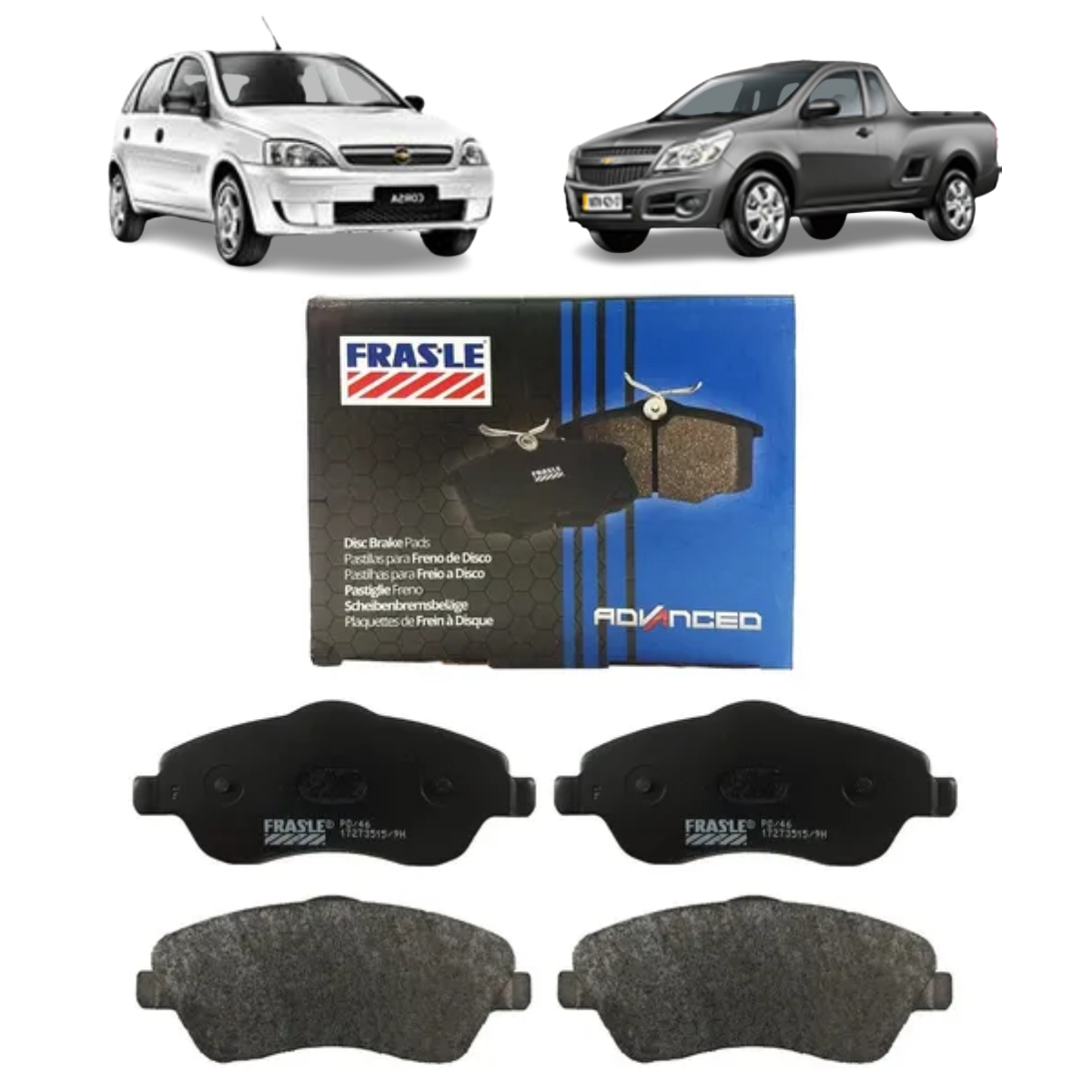 PD46 PAST FREIO DIANT CORSA 1.0 8V/1.4