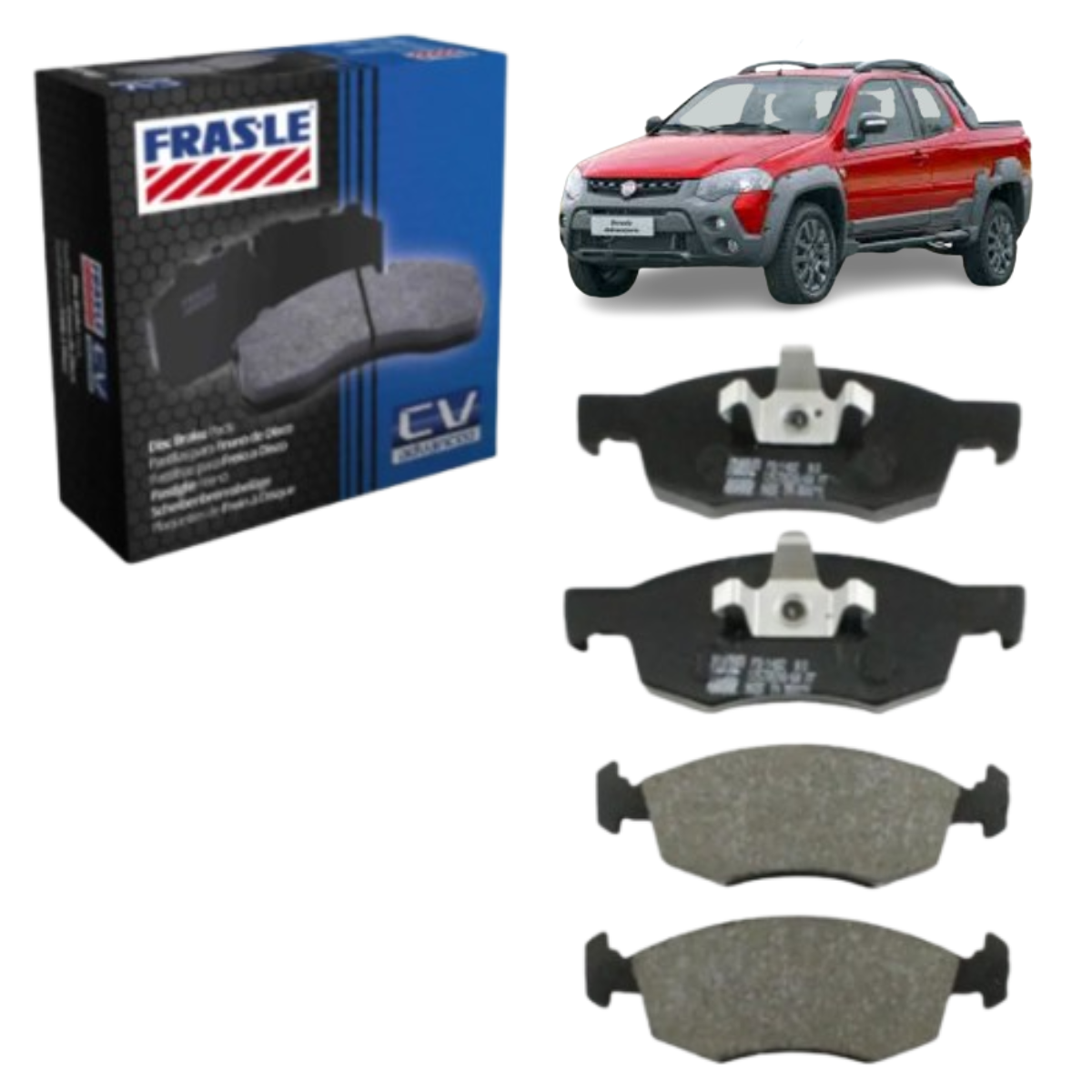 PD1482 PAST FREIO DIANT STRADA 1.4 8V