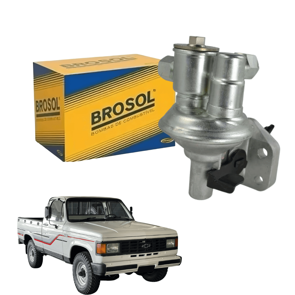 Bomba de Combustivel chevrolet D20 (1985 a 1992) - 260800 Brosol
