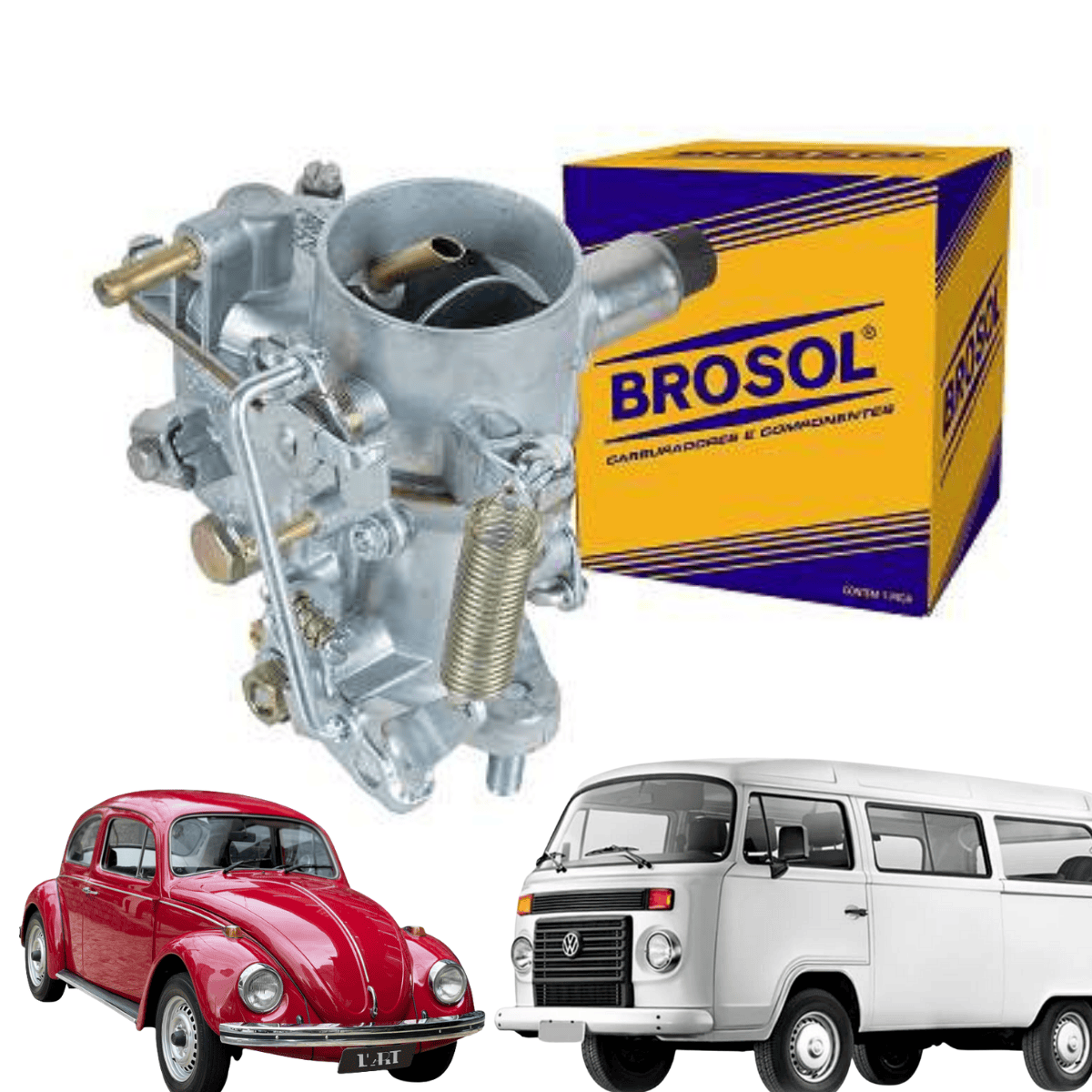 Carburador Fusca Kombi Brasilia - 112092 Brosol