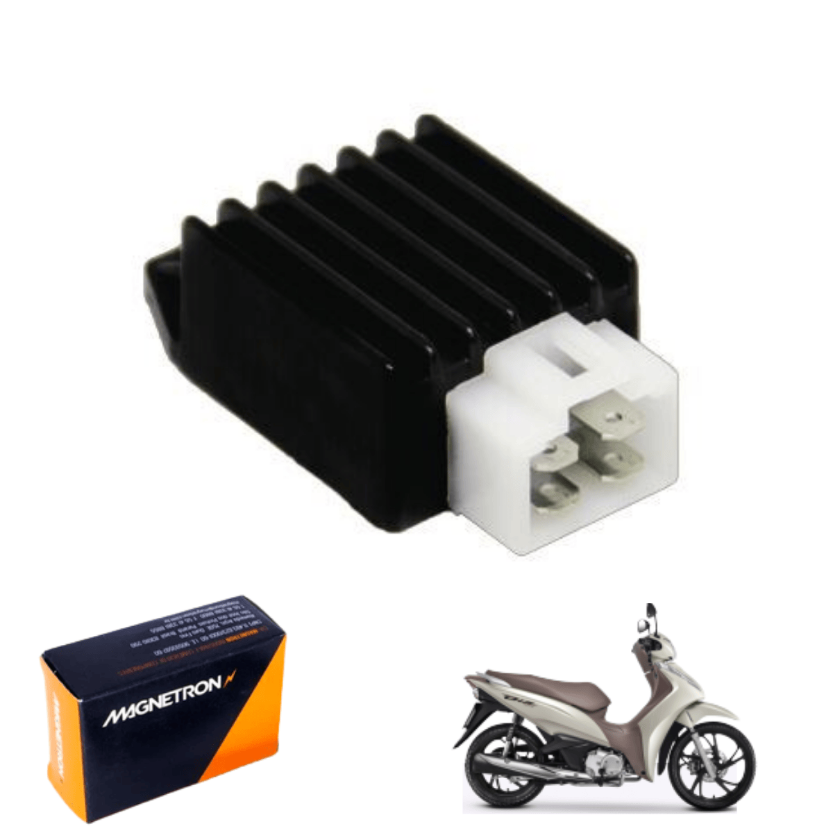 Regulador Retificador Biz 125 Web 100 - 90271400 Magnetron