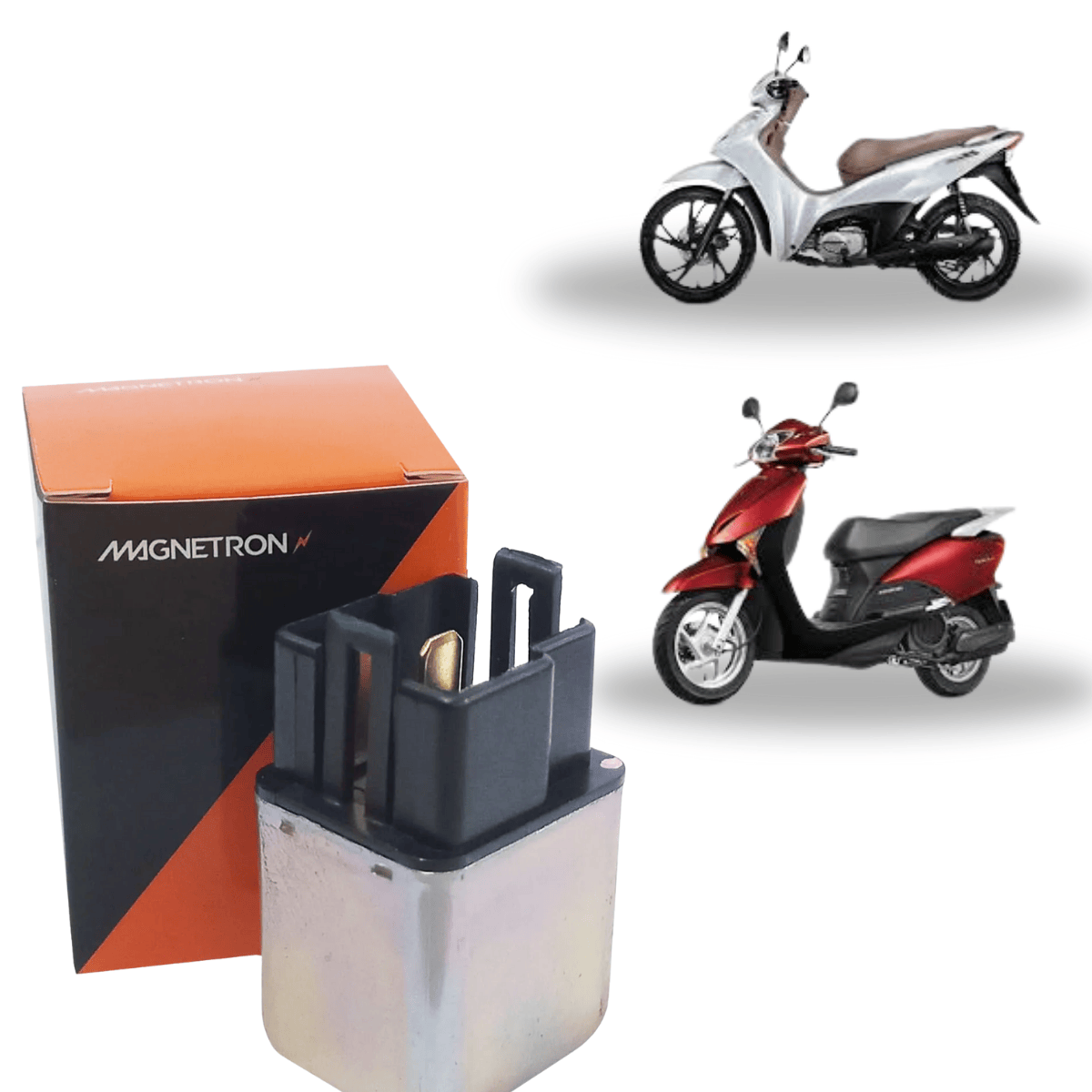Relê Partida Honda Biz 100 1998 a 2005  - 90280350 Magnetron